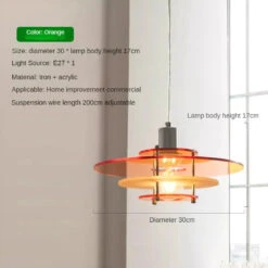 Suspension à Led En Acrylique Pour Restaurant Et Magasin De Vêtements -Lumeers Boutique S775f76b91b4443999d5d5d7a7195ba7cJ