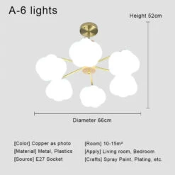 Lustre à Led Moderne Design Nordique Pour Décoration Intérieure -Lumeers Boutique S77ab0398b31d4200afde2966db1d04c6e