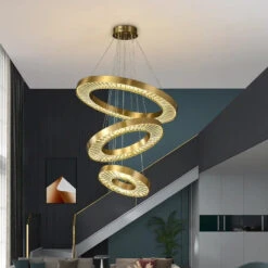 Lustre En Cristal à Led Design Pour Intérieur élégant