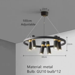 Lustre Led Moderne Design Industriel Pour Décoration Intérieure -Lumeers Boutique S79be2068226f4edda3d0d637047375e1Z