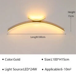 Applique Murale Arc De Cercle Design Minimaliste à LED 32 Applique Murale Arc De Cercle Design Minimaliste à LED -Lumeers Boutique S7db8072b08034d74bbb8dae9655683421