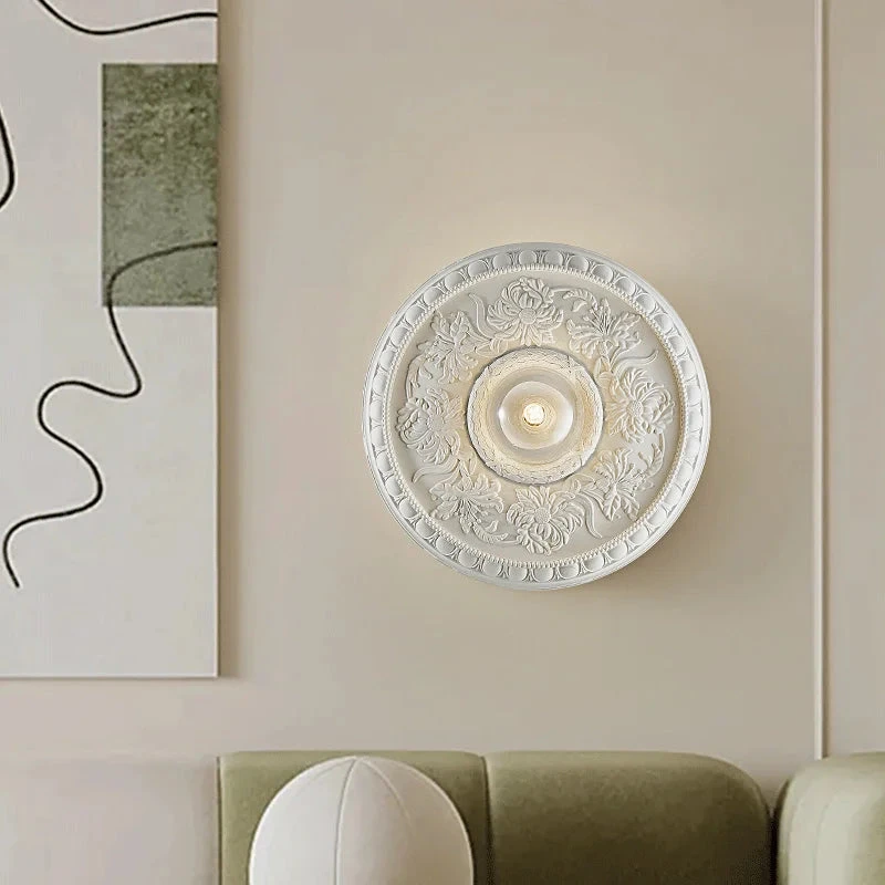 Applique Murale Rétro Haute Gamme Avec Abat-jour En Verre Blanc 5 Applique Murale Rétro Haute Gamme Avec Abat-jour En Verre Blanc – Image 3