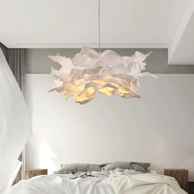 Suspension Faites à La Main Pour éclairage De Magasin De Tissu De Restaurant Lampe Suspendue En Papier Blanc Pour Luminaire De Plafond E27 5 Suspension Faites à La Main Pour éclairage De Magasin De Tissu De Restaurant Lampe Suspendue En Papier Blanc Pour Luminaire De Plafond E27 – Image 3