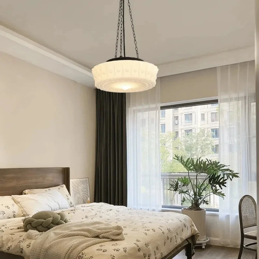 Lustre Intérieur Vintage Créatif En Verre Moderne Décoratif 6 Lustre Intérieur Vintage Créatif En Verre Moderne Décoratif – Image 4