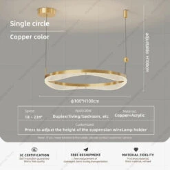 Lustre Moderne à Led Pour Décoration Intérieure élégante Et Contemporaine 31 Lustre Moderne à Led Pour Décoration Intérieure élégante Et Contemporaine -Lumeers Boutique S80f4546d82884845871d461db4021f5bC