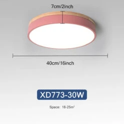 Rond 7 Couleurs Nordique LED Plafonniers Pour Salon Chambre Plafonniers En Bois 3 Lumières Couleur Réglable Couloir Balcon -Lumeers Boutique S81e3fdb94ed04f2a95a67e7adc0d9bc5m