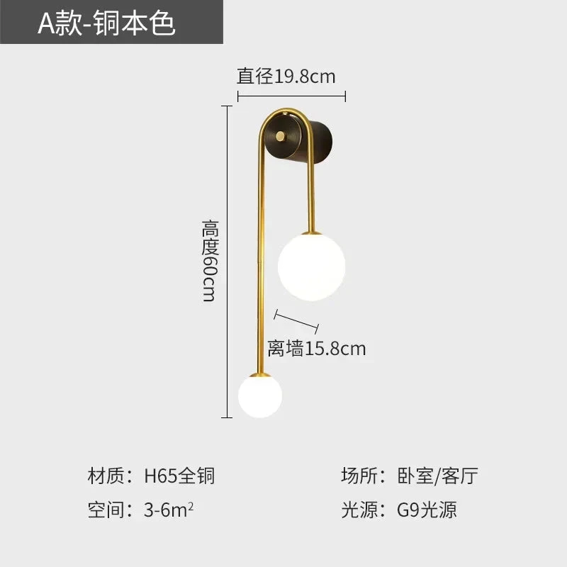 Applique Murale Moderne En Verre Avec Abat-jour Led Décoratif 10 Applique Murale Moderne En Verre Avec Abat-jour Led Décoratif – Image 8