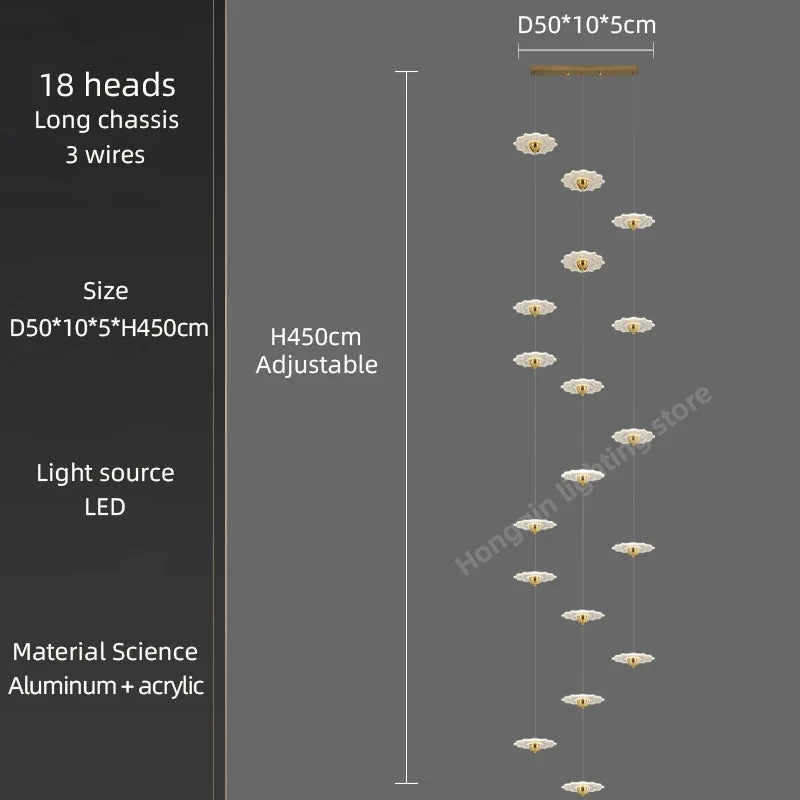 Lustre Moderne à Led Pour éclairage Intérieur Décoratif 14 Lustre Moderne à Led Pour éclairage Intérieur Décoratif – Image 12