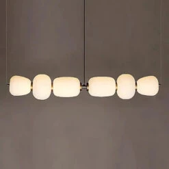 Lustre En Verre Minimaliste Moderne Pour Espaces Créatifs Et Bars