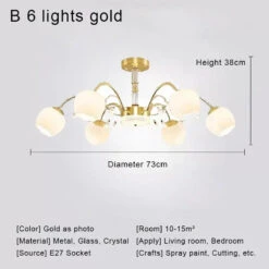 Lustre En Cristal Nordique à Led Pour Décoration Intérieure Moderne 27 Lustre En Cristal Nordique à Led Pour Décoration Intérieure Moderne -Lumeers Boutique S85f6fce318c740d2bbe9f9d8a18f0ae30