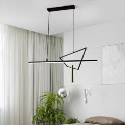Suspension Géométrique En Led Pour Intérieur Moderne Et élégant