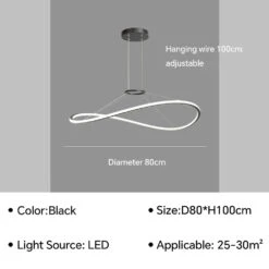 Lustre Moderne à Led Pour Décoration Intérieure Réglable 24 Lustre Moderne à Led Pour Décoration Intérieure Réglable -Lumeers Boutique S8aa0e96cc57f41c7adab6a695612689cJ