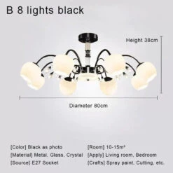 Lustre En Cristal Nordique à Led Pour Décoration Intérieure Moderne 26 Lustre En Cristal Nordique à Led Pour Décoration Intérieure Moderne -Lumeers Boutique S8ba85dee8840441f9a43edaa741b8de64