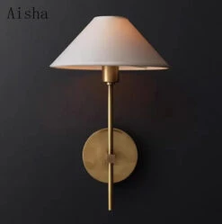 Applique Murale En Tissu Style Américain Design Moderne Pour éclairage Intérieur