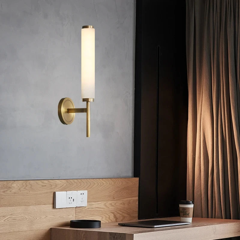 Applique Murale Moderne Cuivre Marbre 4 Applique Murale Moderne Cuivre Marbre – Image 2