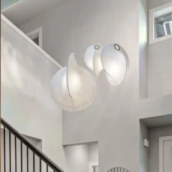 Lustre Led En Soie Nordique Wabi Sabi Suspendu Pour Décoration Maison 17 Lustre Led En Soie Nordique Wabi Sabi Suspendu Pour Décoration Maison -Lumeers Boutique S8d8acdabc6bf48ad80260eba88ae03e05