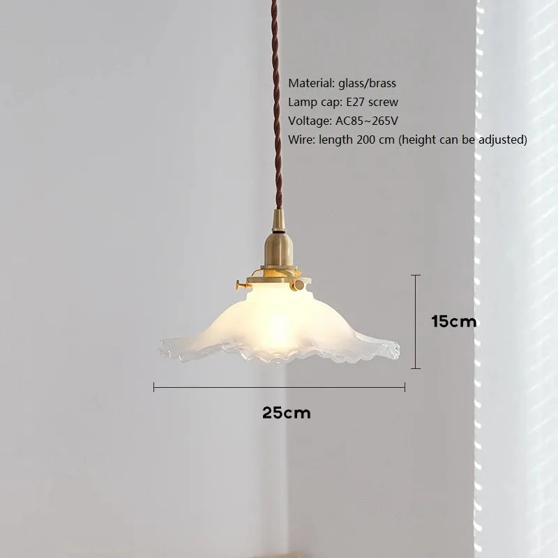 Suspension En Verre Et Laiton Design Nordique Vintage Décorative 4 Suspension En Verre Et Laiton Design Nordique Vintage Décorative – Image 2