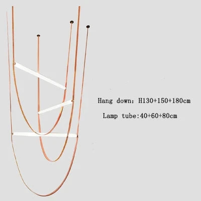 Suspension Cuir Styliste Italien Cloche Corde Escalier 10 Suspension Cuir Styliste Italien Cloche Corde Escalier – Image 8