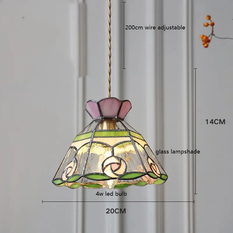 Suspension Vintage En Cuivre Avec Abat-jour En Verre Fait Main 20 Suspension Vintage En Cuivre Avec Abat-jour En Verre Fait Main â Image 18