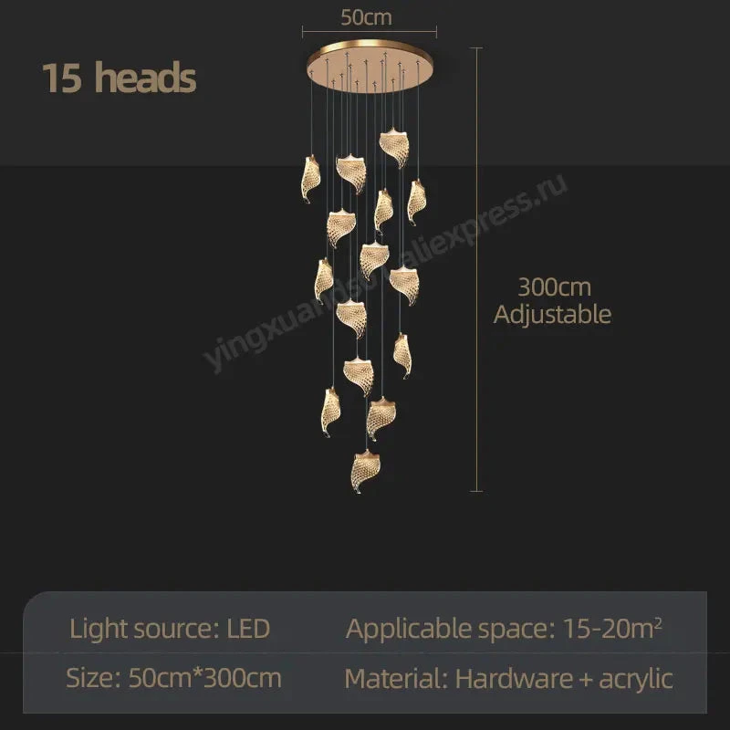 Lustre Led Suspendu Pour éclairage Moderne Intérieur 11 Lustre Led Suspendu Pour éclairage Moderne Intérieur – Image 9
