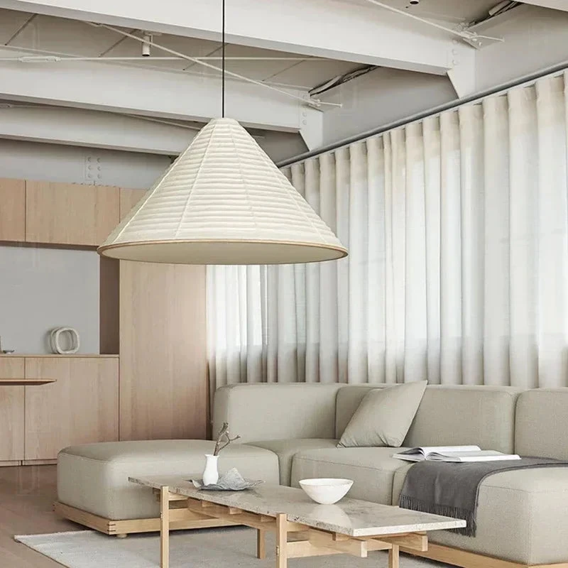 Suspension Japonaise Wabi Sabi En Papier De Riz Pliable Et Circulaire 8 Suspension Japonaise Wabi Sabi En Papier De Riz Pliable Et Circulaire – Image 6