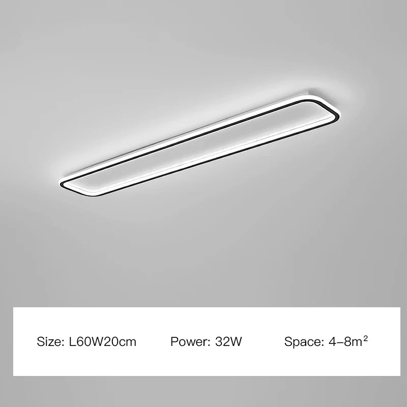 Plafonnier Led Moderne Design Minimaliste à Longue Bande 10 Plafonnier Led Moderne Design Minimaliste à Longue Bande – Image 8