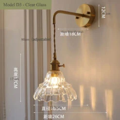 Applique Murale Vintage En Verre Avec Douille En Laiton 31 Applique Murale Vintage En Verre Avec Douille En Laiton -Lumeers Boutique S971f31e9dbf84d7fa95c7020f06b81d9q