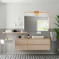 Applique Murale Nordique En Bois Massif Pour Miroir De Salle De Bains 14 Applique Murale Nordique En Bois Massif Pour Miroir De Salle De Bains -Lumeers Boutique S978e6cbf479944f5861097cc96f5087bL