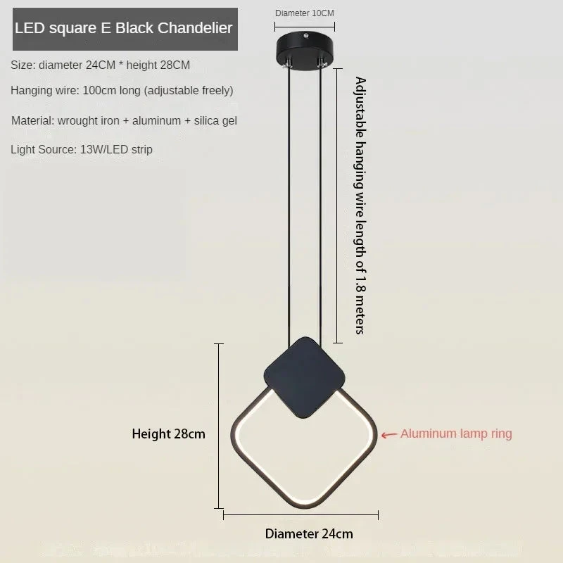 Lustre Moderne à LED Pour Un éclairage élégant Et Décoratif 13 Lustre Moderne à LED Pour Un éclairage élégant Et Décoratif – Image 11