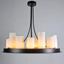 Lustre à Led Moderne En Verre Pour Décoration Intérieure