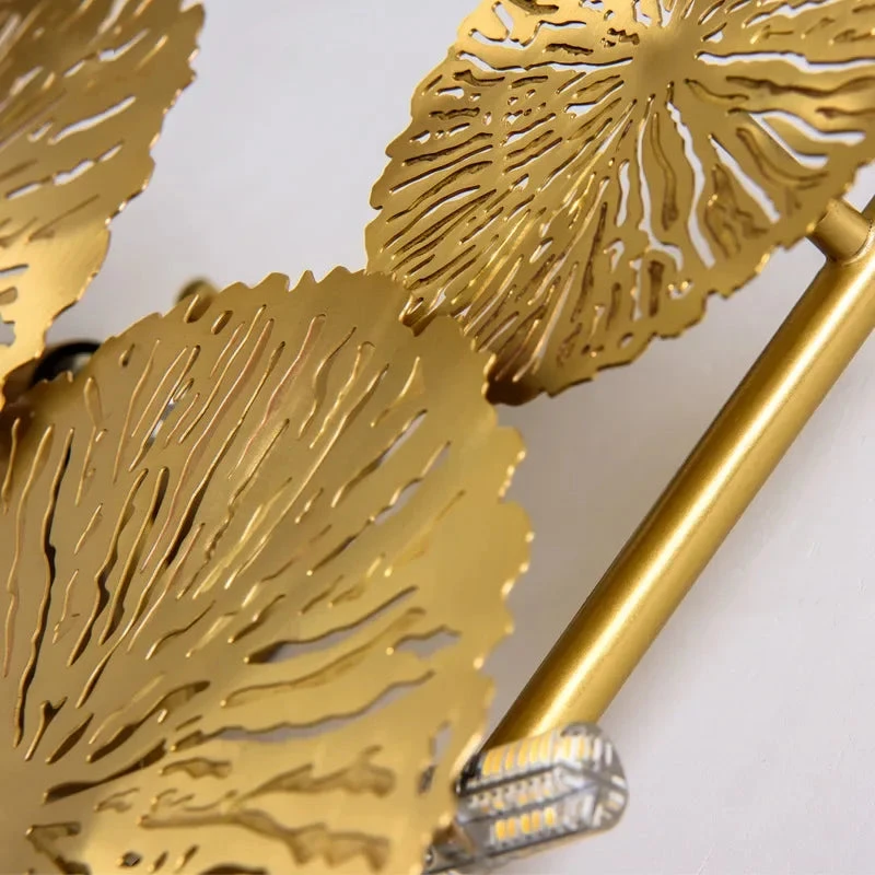 Applique Murale Moderne En Forme De Feuille De Lotus 5 Applique Murale Moderne En Forme De Feuille De Lotus – Image 3