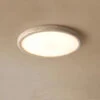 Plafonnier Led En Travertin Jaune