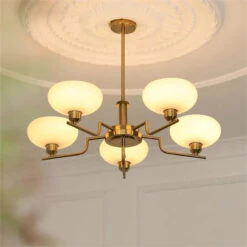 Lustre Bauhaus En Verre Pour Décoration Moderne Et Design