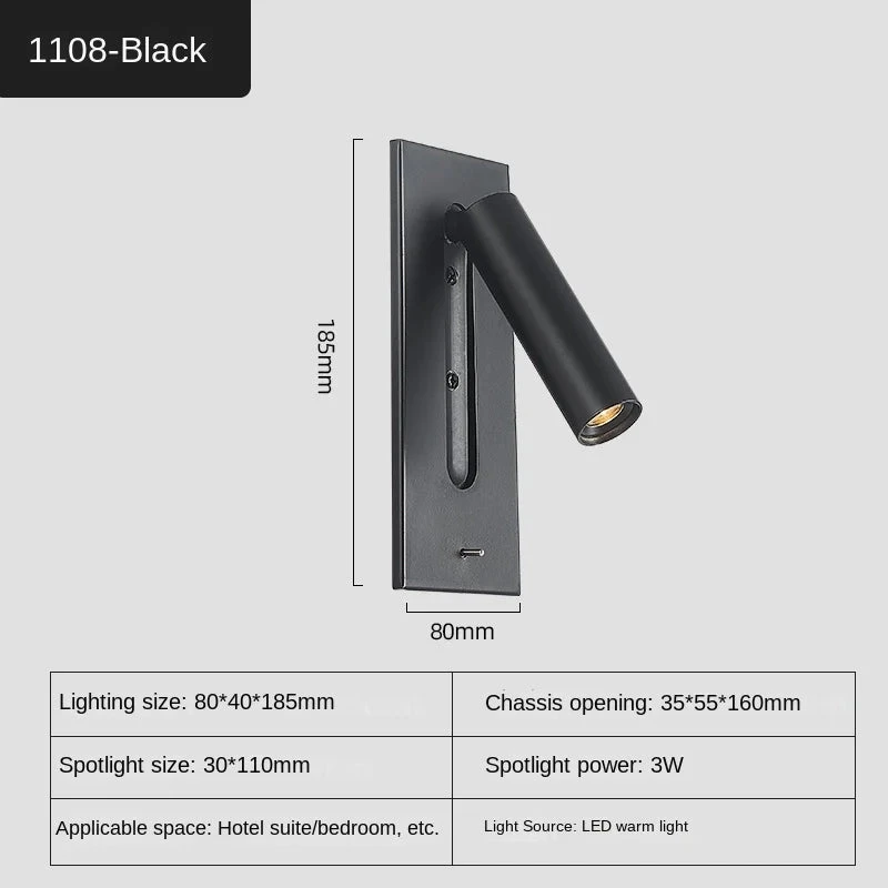 Applique Murale D'intérieur Haute Qualité Avec Chargeur Usb 13 Applique Murale D'intérieur Haute Qualité Avec Chargeur Usb – Image 11