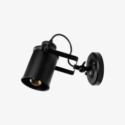 Applique Murale Spot En Métal Noir Cafe