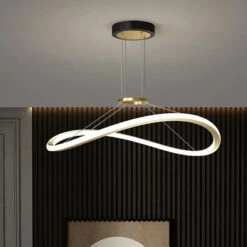 Lustre Moderne à Led Pour Décoration Intérieure Réglable