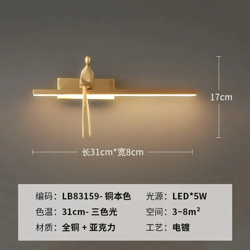 Applique Murale De Luxe En Cuivre Design Minimaliste Haut De Gamme 10 Applique Murale De Luxe En Cuivre Design Minimaliste Haut De Gamme – Image 8