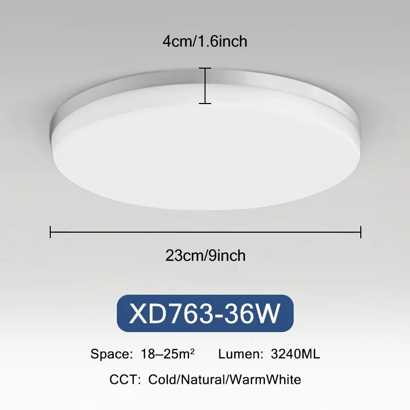 Plafonnier Rond Ultra-mince Led Moderne Pour éclairage Intérieur 15 Plafonnier Rond Ultra-mince Led Moderne Pour éclairage Intérieur – Image 13