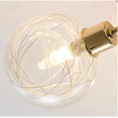 Plafonnier Boule De Verre Nordique Or Noir Pour Salon Chambre Hall Suspension Lampe Décor à La Maison éclairage Lustres Luminaires 11 Plafonnier Boule De Verre Nordique Or Noir Pour Salon Chambre Hall Suspension Lampe Décor à La Maison éclairage Lustres Luminaires – Image 9