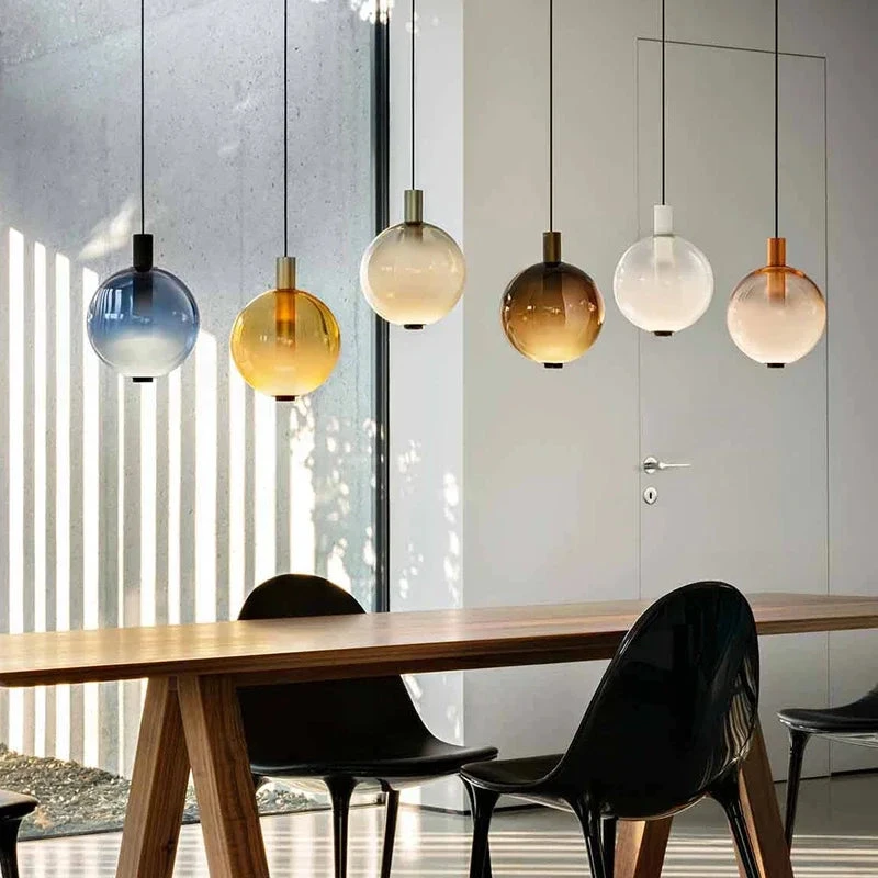 Italy Stained Glass Ball Pendant Lights For Living Room Decoration Kitchen Led Hanging Lamp Bedroom Bar Suspension Luminaire 4 Italy Stained Glass Ball Pendant Lights For Living Room Decoration Kitchen Led Hanging Lamp Bedroom Bar Suspension Luminaire – Image 2