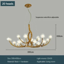 Lustre Suspendu En Résine Style Moderne Lampe Rétro Branche D'arbre 18 Lustre Suspendu En Résine Style Moderne Lampe Rétro Branche D'arbre -Lumeers Boutique Sa52bae8b38984fb094d9132d225384abo