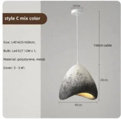 Lustre Led Japonais Créatif Pour Décoration Intérieure Artistique -Lumeers Boutique Sa53c18827a564307a8333ceb9342486db