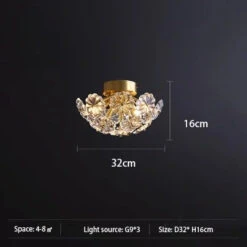 Lustre Cristal Pissenlit Cuivre Suspension à Led Décorative -Lumeers Boutique Sa5e6f3cc1e59434586e2f886af7425d10