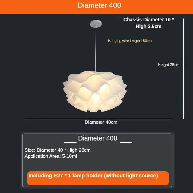 Lustre à Fleurs Blanches Design Nordique Suspension Pour Chambre Salon Bar Lampe à Manger Chambre D'enfants Suspension Danoise 15 Lustre à Fleurs Blanches Design Nordique Suspension Pour Chambre Salon Bar Lampe à Manger Chambre D'enfants Suspension Danoise – Image 13