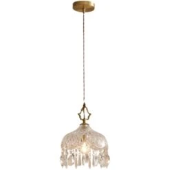 Suspension Vintage Avec Abat-jour En Cristal Phitz -Lumeers Boutique Sa61f835de1a746ef9d871980912009e5b