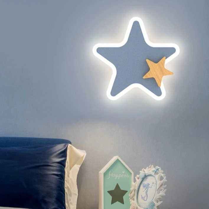 Applique Murale Moderne LED étoile Pour Enfant Bowie 4 Applique Murale Moderne LED étoile Pour Enfant Bowie – Image 2