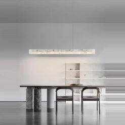 Lustre En Marbre Et Acier Inoxydable à Led Dimmable 14 Lustre En Marbre Et Acier Inoxydable à Led Dimmable -Lumeers Boutique Sa6a23af372ba4e7ea83cffacc68533ca5