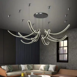 Lustre à Led Moderne Design Pour Décoration Intérieure élégante