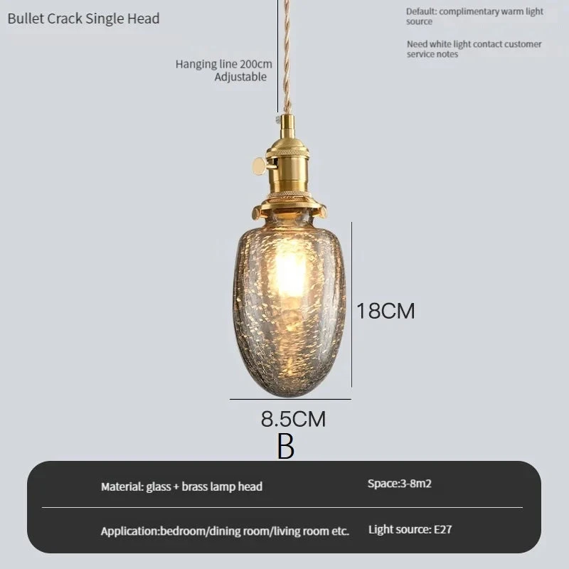 Suspension Vintage Avec Interrupteur Et Abat-jour En Verre Cristal 14 Suspension Vintage Avec Interrupteur Et Abat-jour En Verre Cristal – Image 12