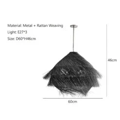 Suspension Vintage En Rotin Pour Ambiance Chaleureuse Artisanale -Lumeers Boutique Sa9916611610146cca3d0a119c12b4a36n